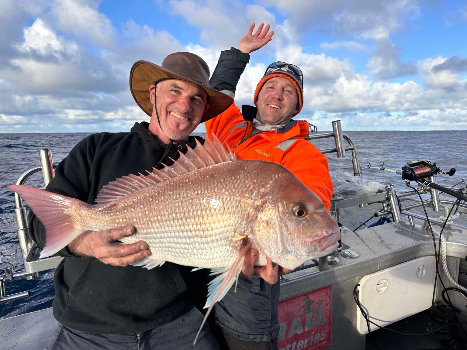 Catch of the day aboard the charter