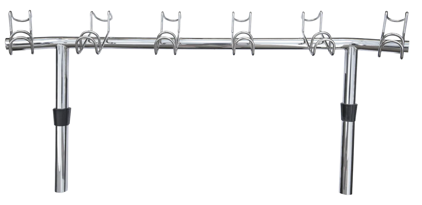 Wire 6 Way Rod Holder For Fibreglass Removable Bait Board