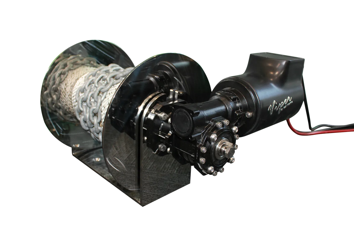 Viper Pro Series II 1500 Electric Anchor Winch Bundle Inc 200M 6mm Rope Kit