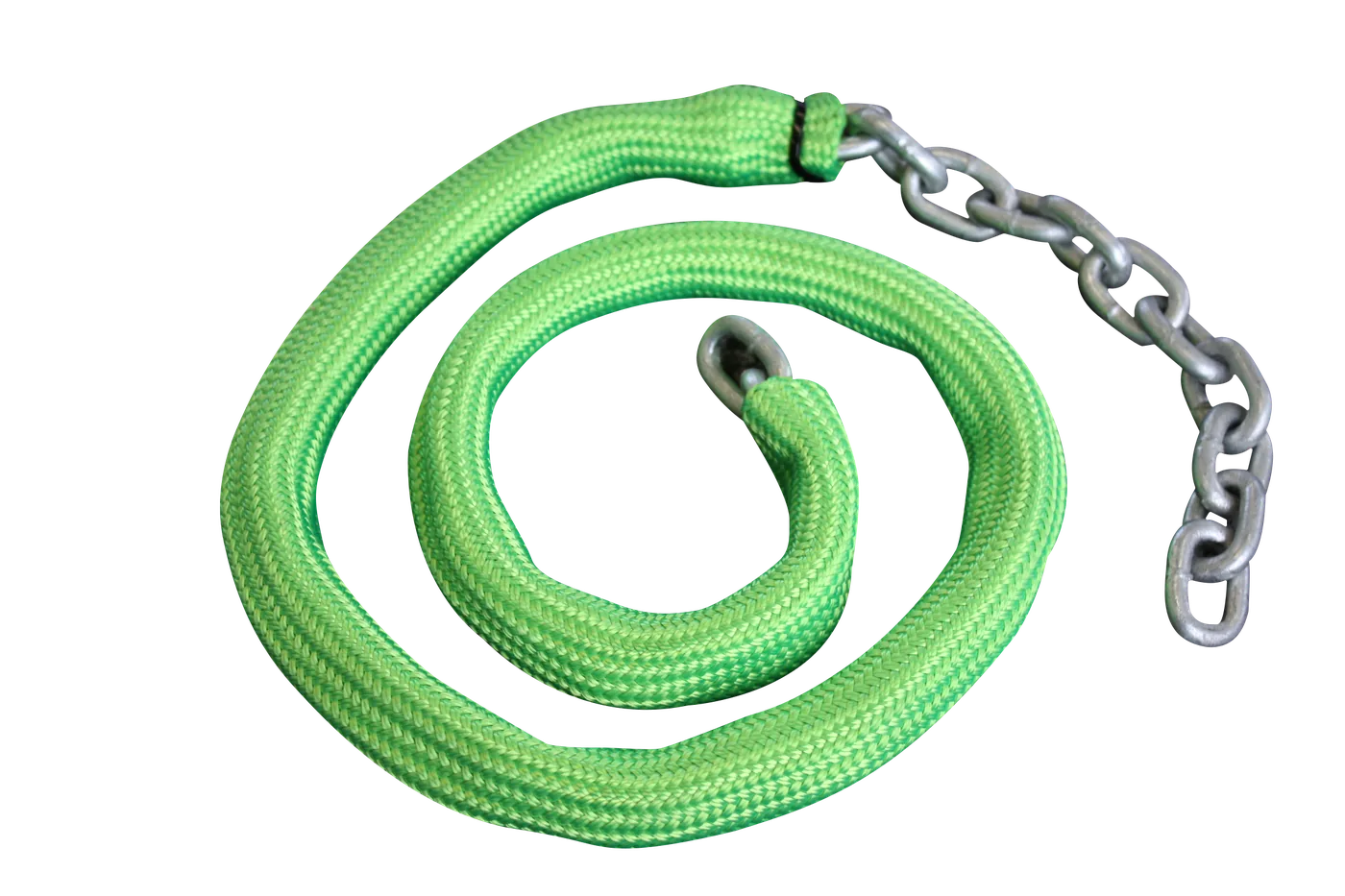 Viper Chain Sock To Suit 6mm Shortlink Chain - 8Mtrs - For Micro Winch - Fluoro Green