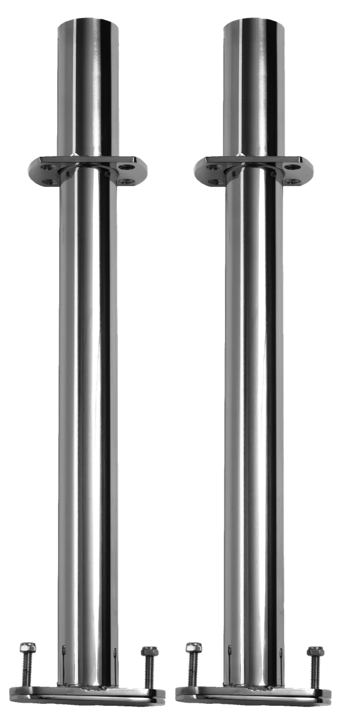Viper Fibreglass Removable Bait Board Legs & Fittings - 420mm Long