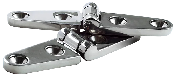 Heavy Duty S/S Polished Hinges 95mm X 25mm Pair