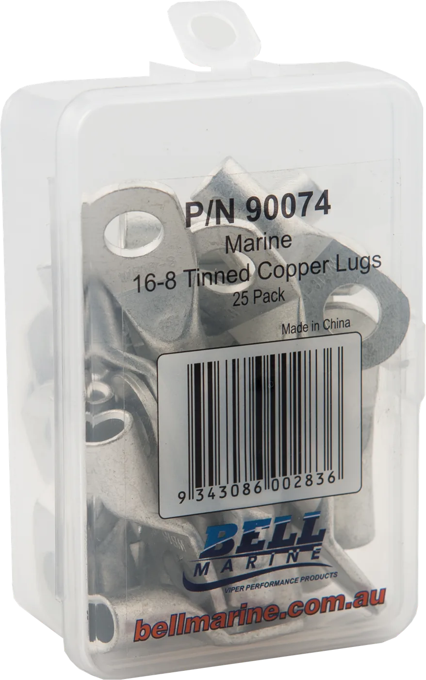 Tinned Copper Lug 16-8mm - 25 Pack