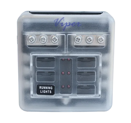 6 Gang Blade Fuse Holder For Marine Use